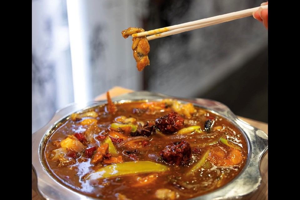 HuDa offers Sichuan cuisine on Richmond "food street" Alexandra Road.