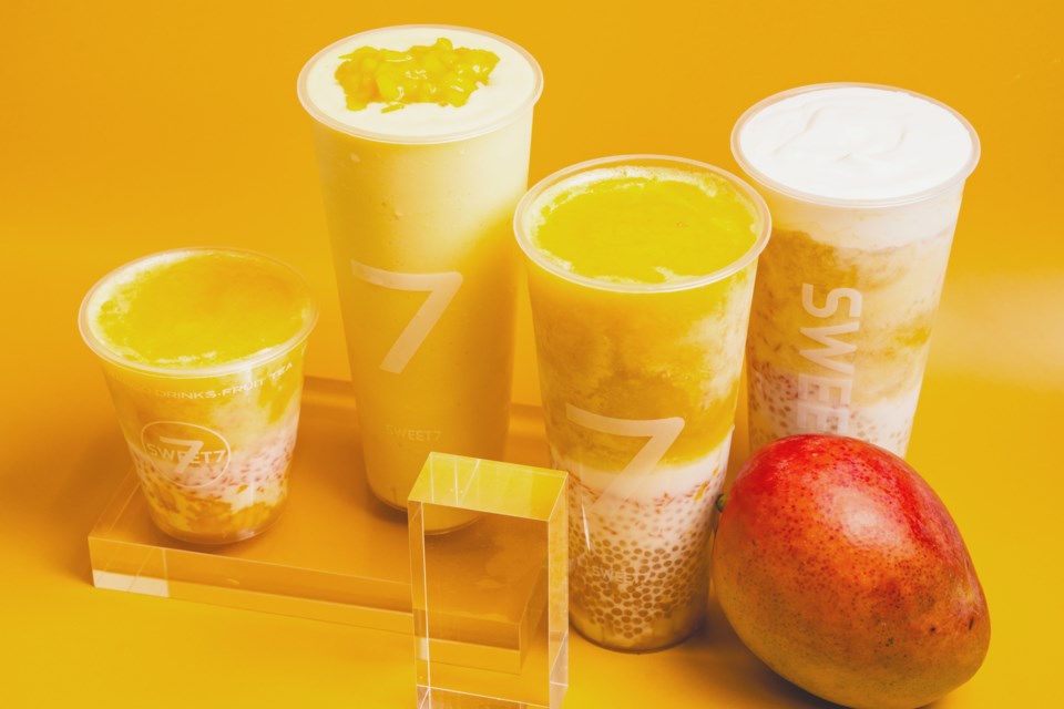 Sweet 7, a mango and fruit tea drink shop, began in Shanghai in 2006. The chain is adding a new Metro Vancouver shop this week.