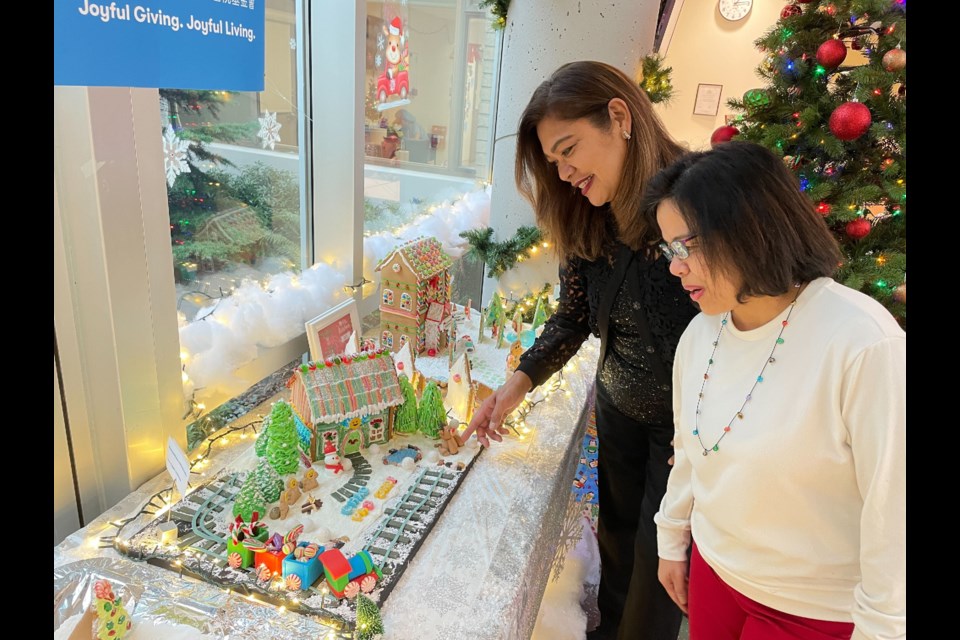 Gingerbread house competition at Richmond Hospital.