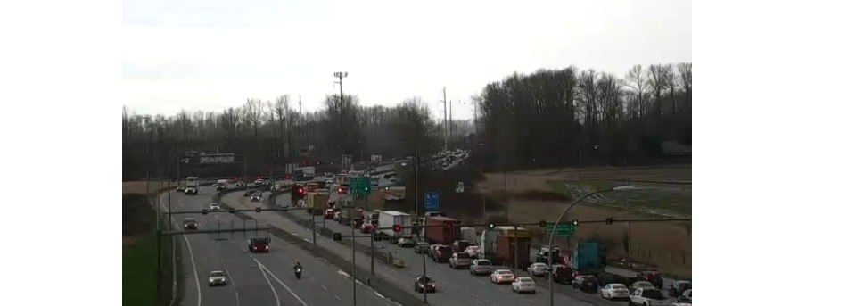 Traffic delays at George Massey Tunnel on Wednesday afternoon ...