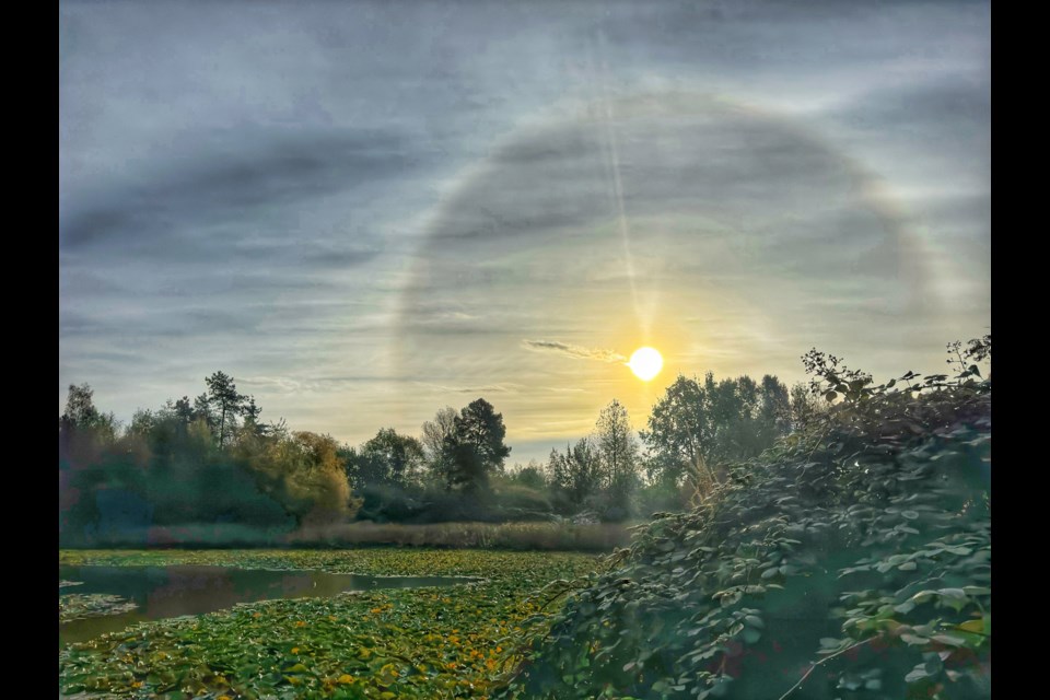 Halo in the sky at Garden City Lands