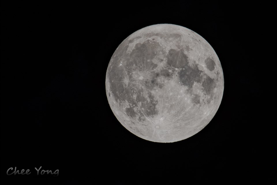 A harvest moon just in time for Mid-Autumn Festival.