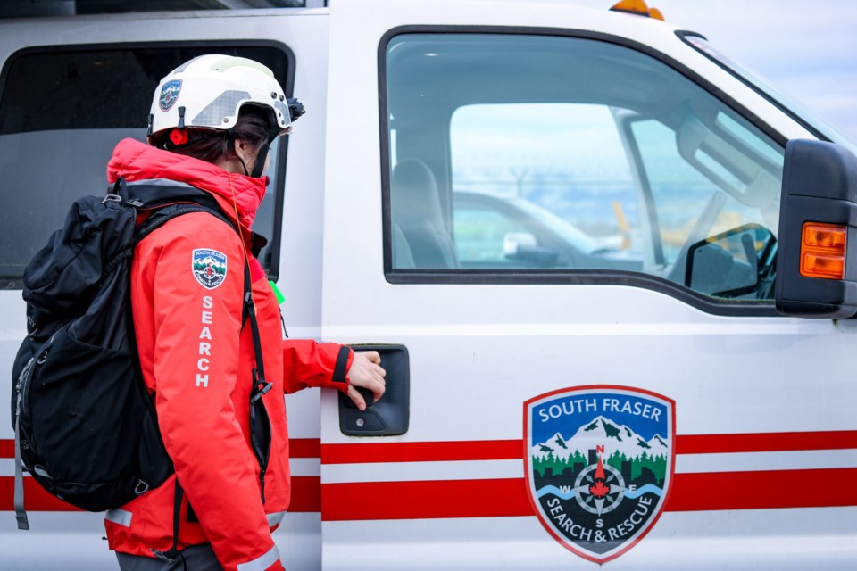 The South Fraser SAR serves 60 per cent of Metro Vancouver's population, providing services to those lost or injured in urban, wilderness or water environments. 