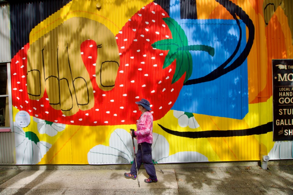 Exploring Granville Island.