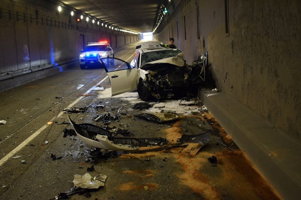 Police appeal for info after head-on collision in tunnel - Richmond News