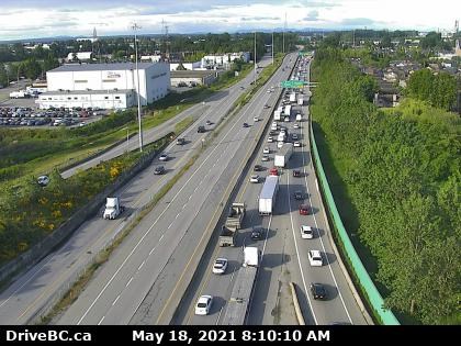 Highway 91 at Highway 91A Interchange, looking west on the East-West Connector