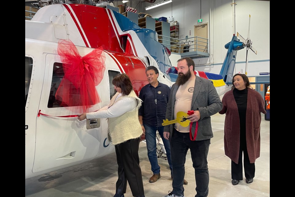 A Sikorsky S-76A medical helicopter from Helijet International is being donated for humanitarian operations in Ukraine.