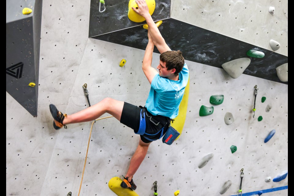 PHOTOS: Youth climbers reach for the top in Canmore: Photo Gallery 