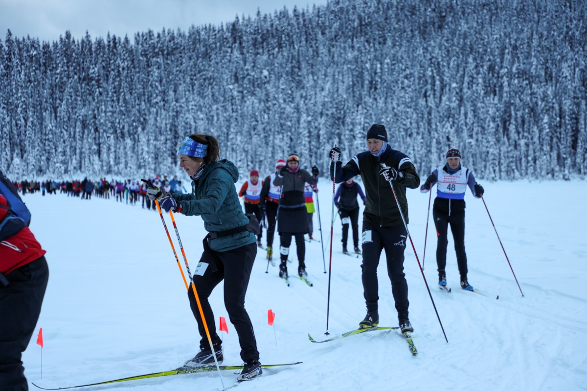 PHOTOS Lake Louise to Banff Loppet and Relay roars with 200 skiers