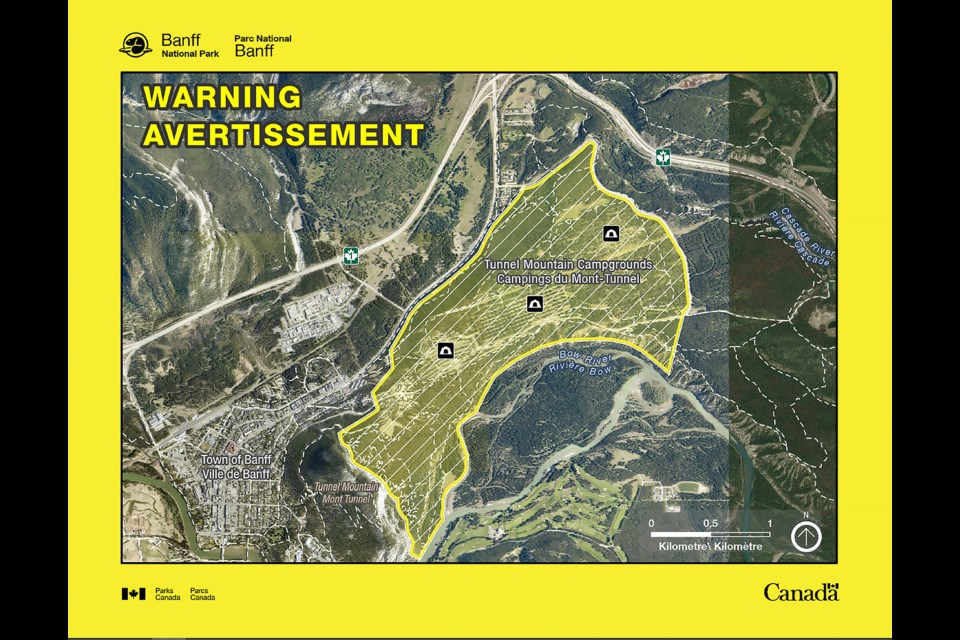 A cougar warning was issued Wednesday (May 15) for Tunnel Mountain campground by Parks Canada. HANDOUT