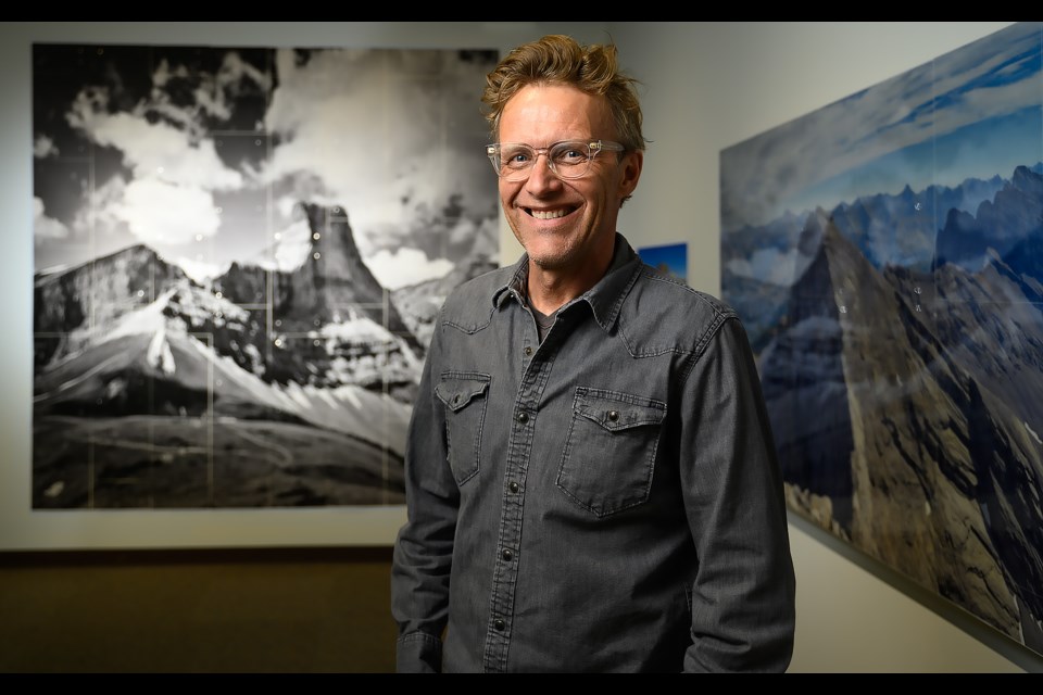 Robert Lemermeyer poses for a portrait at his exhibit at the Canmore Museum on Thursday (June 6). The exhibit runs from June 7 to Dec. 22. MATTHEW THOMPSON RMO PHOTO