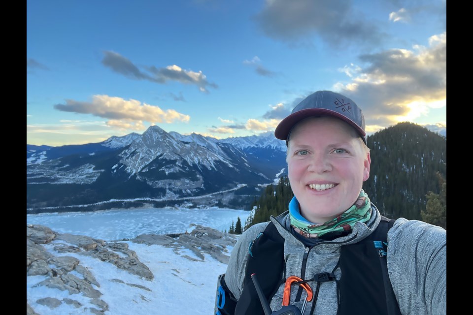 Grey Leslie, post surgery, exploring the mountains. SUBMITTED