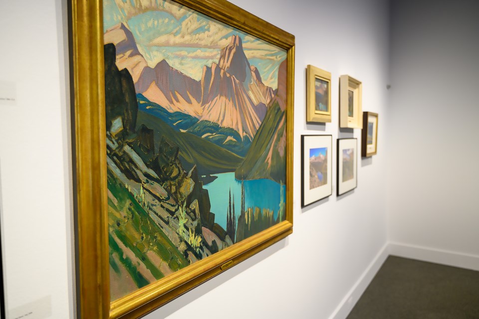 One of J.E.H MacDonald's many paintings exhibited at the Whyte Museum of the Canadian Rockies on Monday (June 17). MATTHEW THOMPSON RMO PHOTO 