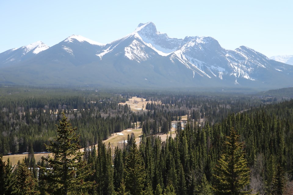 A view of the Kananaskis Country Golf Course from Kananaskis Village in April 2023. 

JESSICA LEE RMO PHOTO