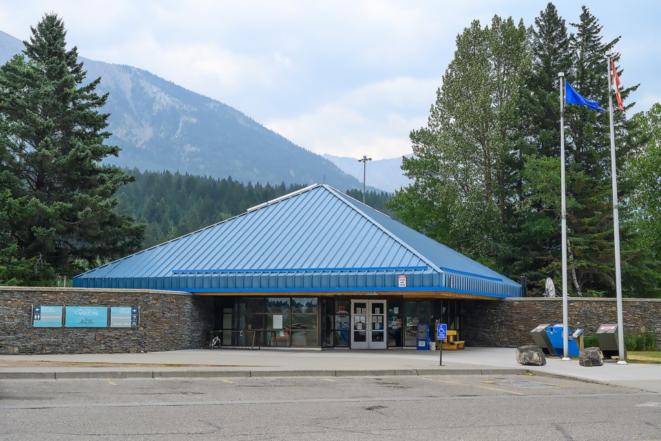 The Canmore Visitor Information Centre on Monday (July 29). MATTHEW THOMPSON RMO PHOTO