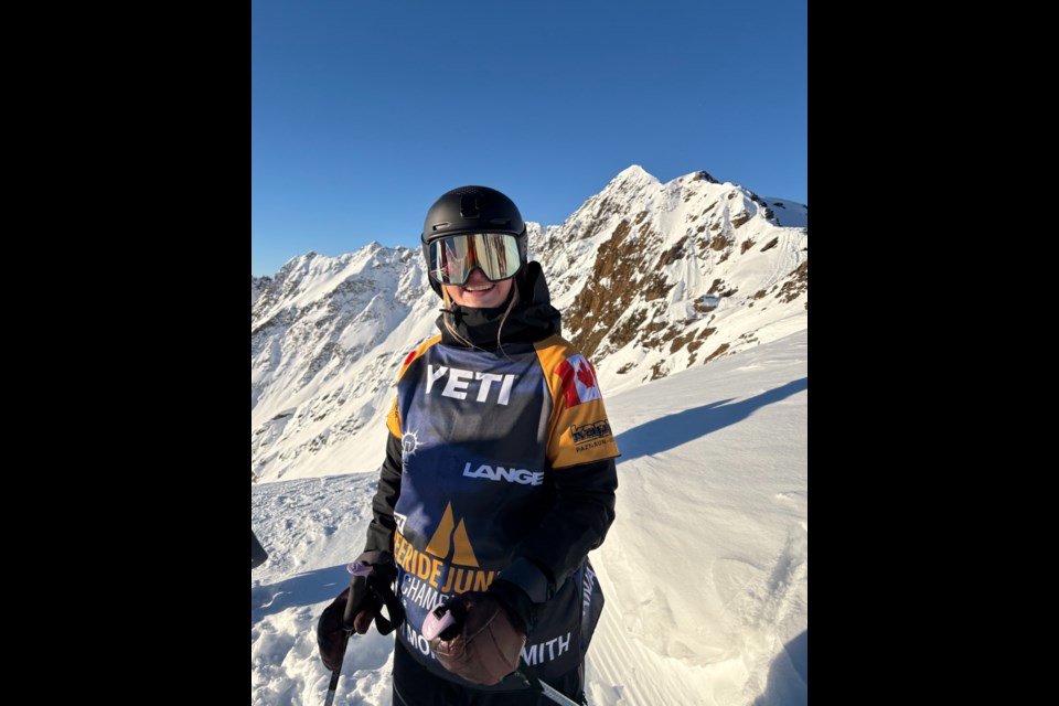 Anjah Morgan-Smith stands on Quellspitze. SUBMITTED PHOTO