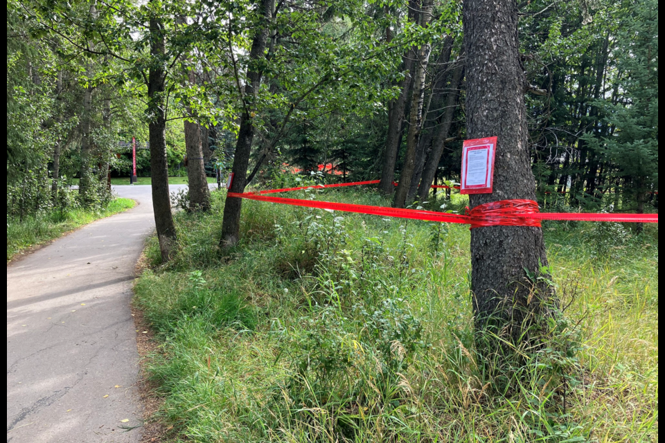 The site of the closure. COURTESY TOWN OF BANFF 