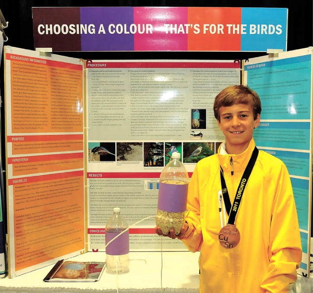 Canmore student takes bronze at science fair 