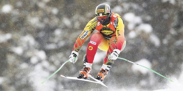 Banff’s Jan Hudec overcame a late starting position to finish fourth in the Super G Sunday, Nov. 27 at the Winterstart Lake Louise World Cup.