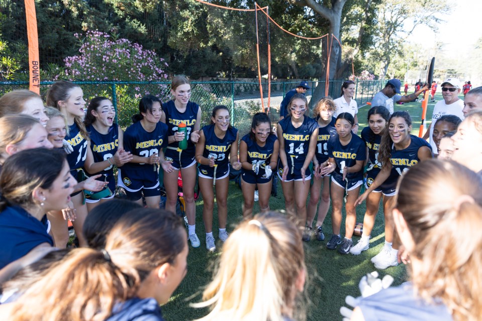 Steve Young has 'full circle' moment as girls flag football coach