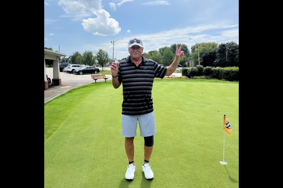 Robert Kirk recorded his third-ever hole-in-one on July 29.