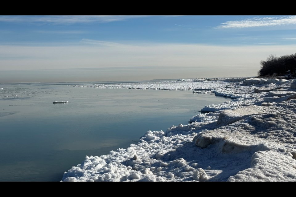 Lake Huron ice