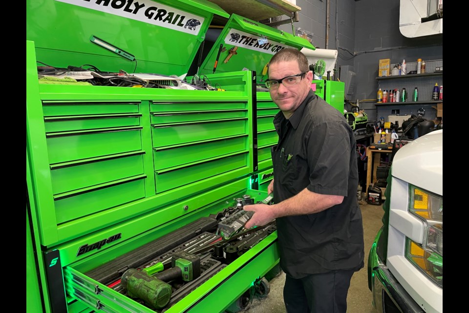 Corunna’s Pat Bennett of Bennett’s Auto Repair Shop.