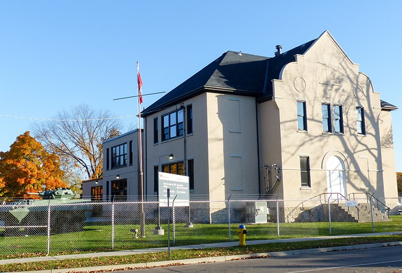 The George Stirrett Armoury on Confederation Street.