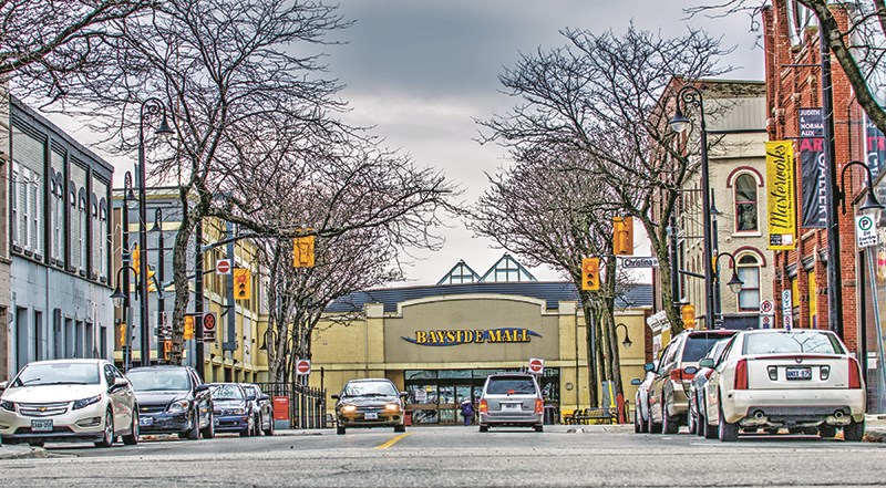 The Bayside Mall as seen from Lochiel Street.Glenn Ogilvie file photo