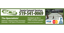 Sarnia Cement Service (1528590 Ontario Ltd)