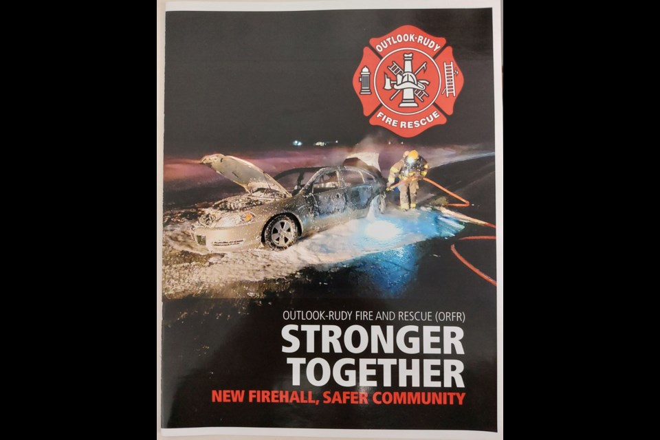 A new full-color booklet details the need for a new fire hall for the Outlook and surrounding area. Photo by Derek Ruttle.