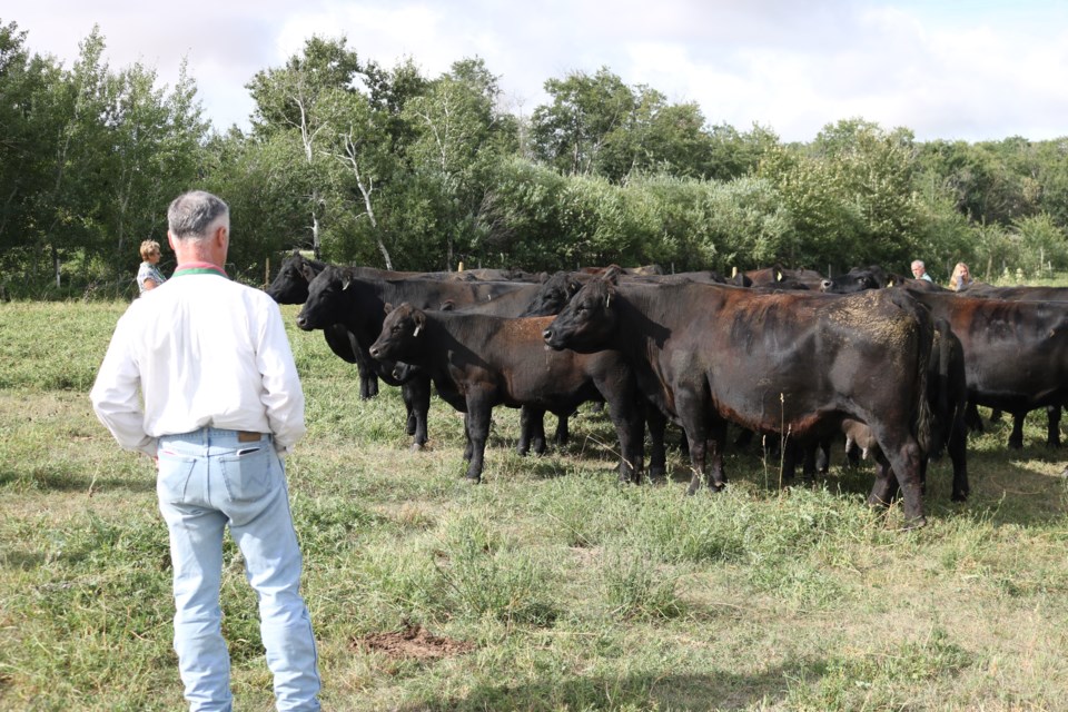 Parkwood Farms northeast of Yorkton was the first stop.