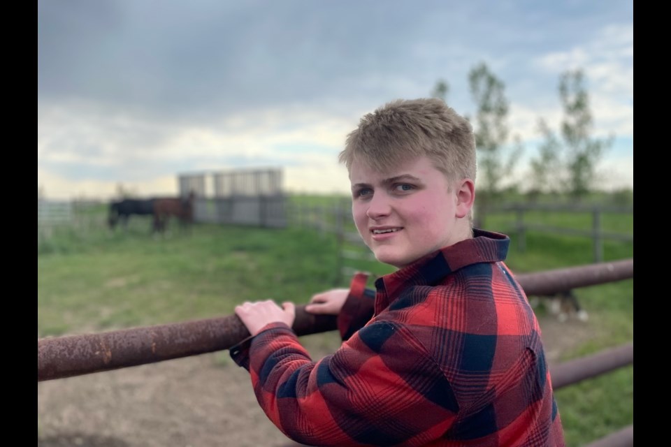 Jaycee Ross and his family will auction off a steer to raise funds to help bring an MRI to Estevan.