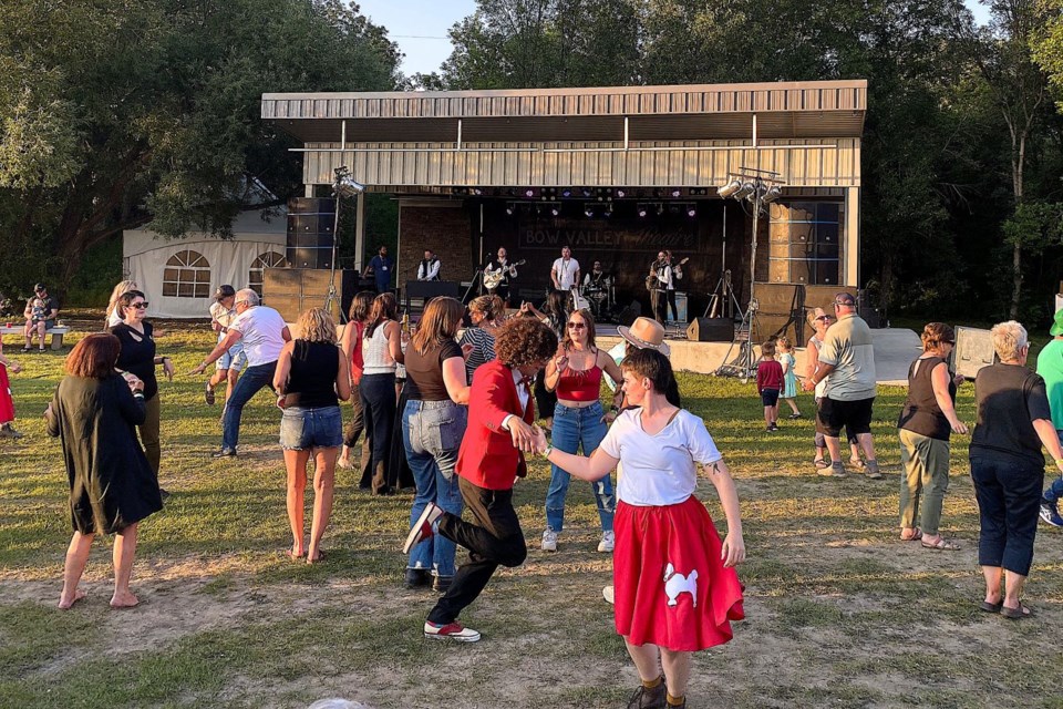 Hundreds of people danced to the Bromantics and other bands at the 2024 edition of the Bow Valley Jamboree.