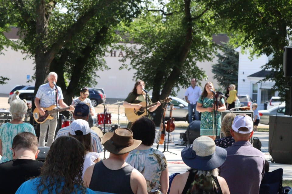 Canada’s Double Portion performing at Central Park.