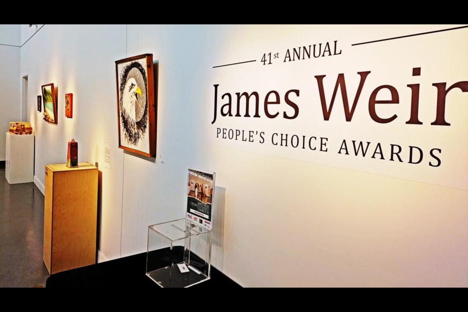 Voting has opened for the 41st annual James Weir People's Choice exhibit in Weyburn, at the Weyburn Art Gallery from now until March 14.