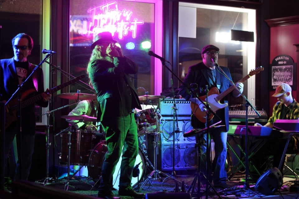 Blues Bus Deluxe played at Tapps the evening of Feb. 28.