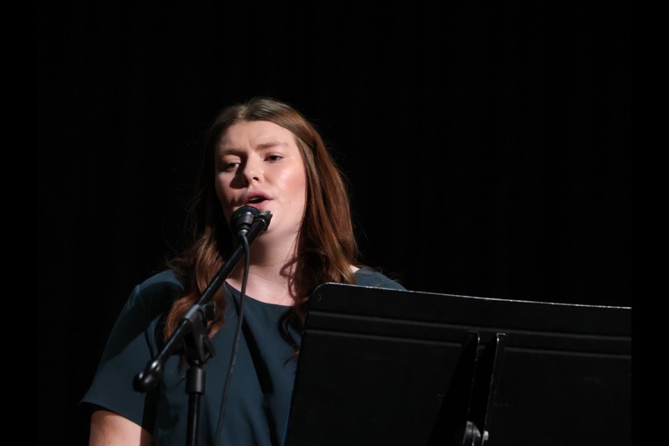 Avyne McLean, the Most Outstanding Vocal Performer at 2024's Unity Music Festival, closed the afternoon event with "Breath of Heaven".