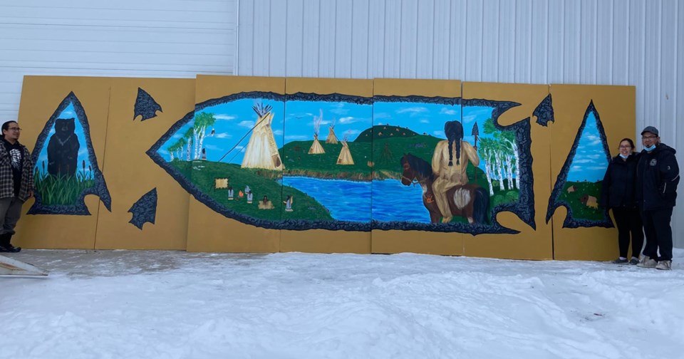 Melfort Indigenous mural