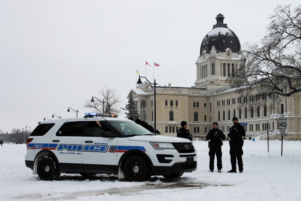 regina legislature police