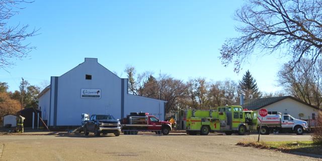 Coronach Town Hall Fire3