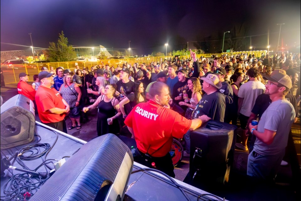 A large crowd filled the Estevan Leisure Centre parking lot for this year's Street Dance. 