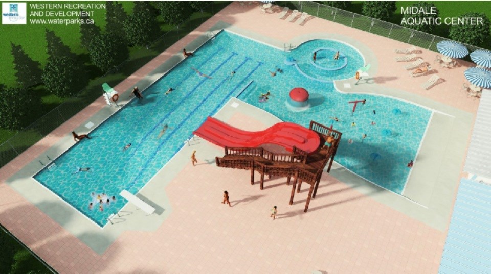 The hope is to have the new Midale outdoor swimming pool built by 2027-28, depending on fundraising progress.