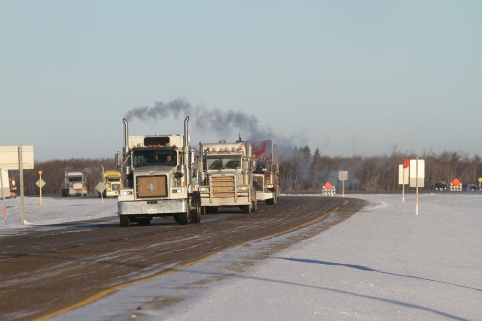 Sask truck driving