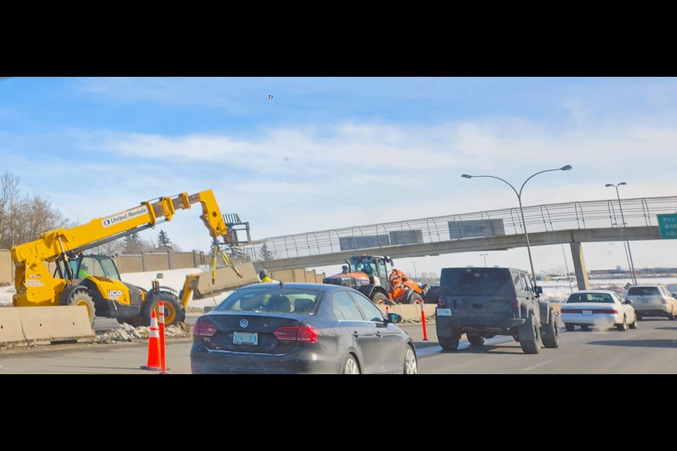 City crews began maintenance work on Circle Drive North Bridge in early April.