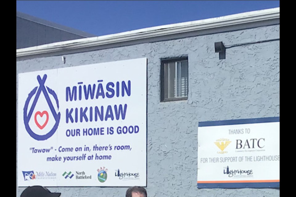 The exterior of the Miwasin Kikinaw location on 102nd Street in North Battleford.