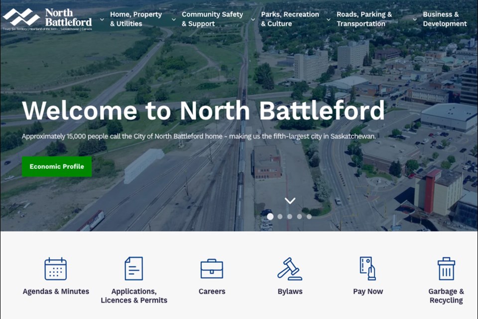 The City of North Battleford unveiled their new website on April 27, 2023