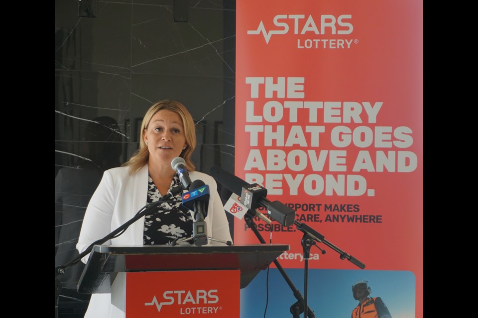 STARS Vice President Jeri-Lynn Johnston explains in detail how their foundation helps provide life-saving medical care to the people of Saskatchewan.