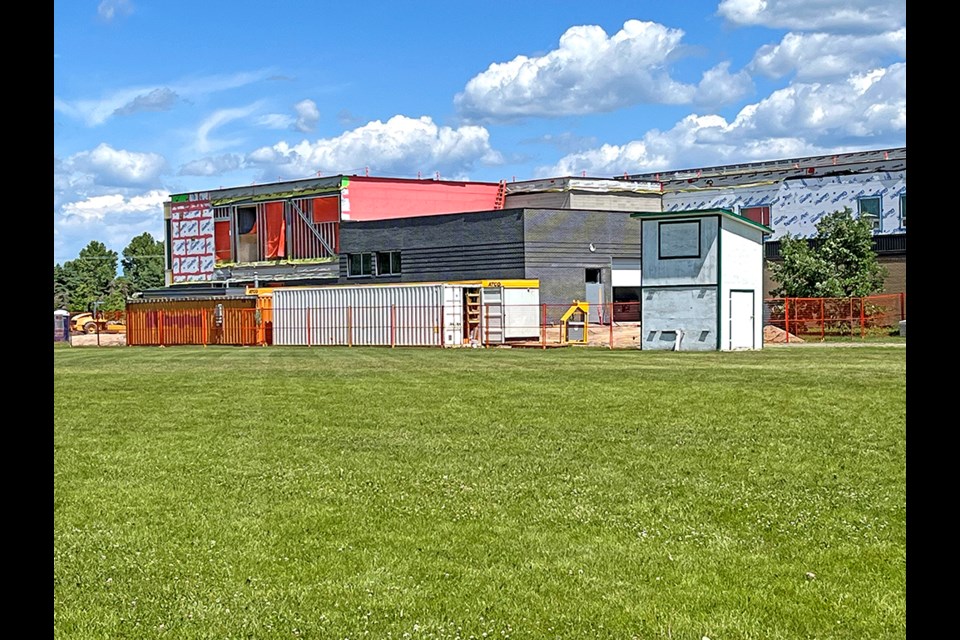 A new school is under construction in Carrot River.