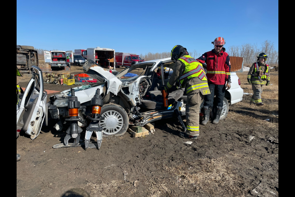 Canora and District Fire Rescue recently hosted a weekend vehicle extrication-training program in April for Canora and area volunteer fire fighters, helping them stay up-to-date on the latest rescue techniques and equipment. 